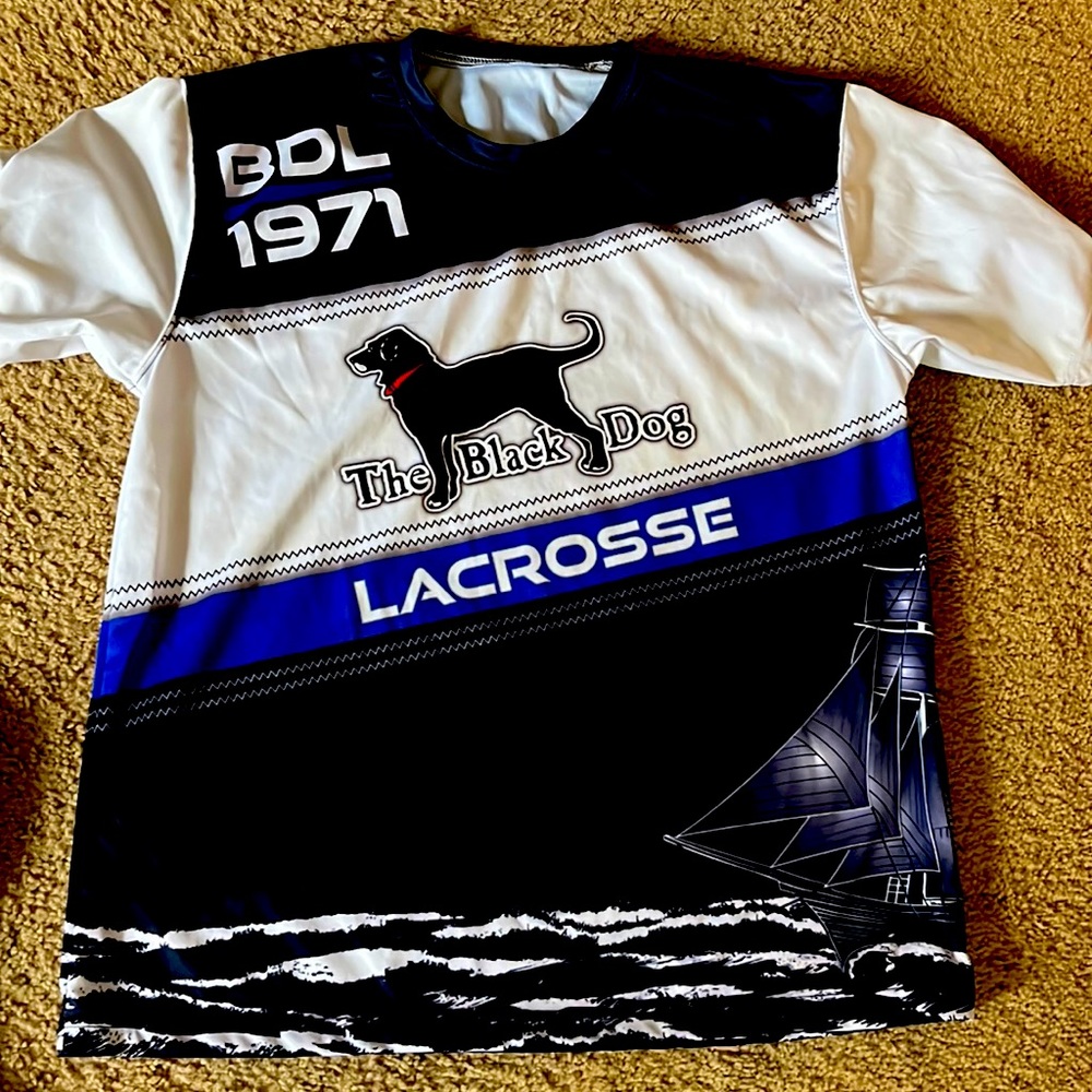 Black Dog lacrosse shirt